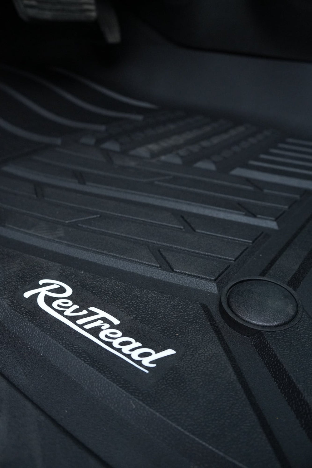 The RevTread script molded into the mat surface